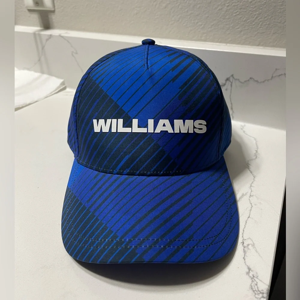 Atlassian Williams F1 Racing Blue and Black Adjustable Puma Hat - Picture 2 of 4